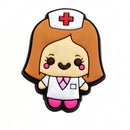 New Arrivals Cute Doctors Nurses Medical Shoe Charms for Crocs Accessories Sandals Shoe Decorations Pins Women Favor Gifts