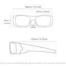 KDEAM Men's Fishing Sunglasses All Black Shades With Carrying Zipper Case 2024 New Arrivals