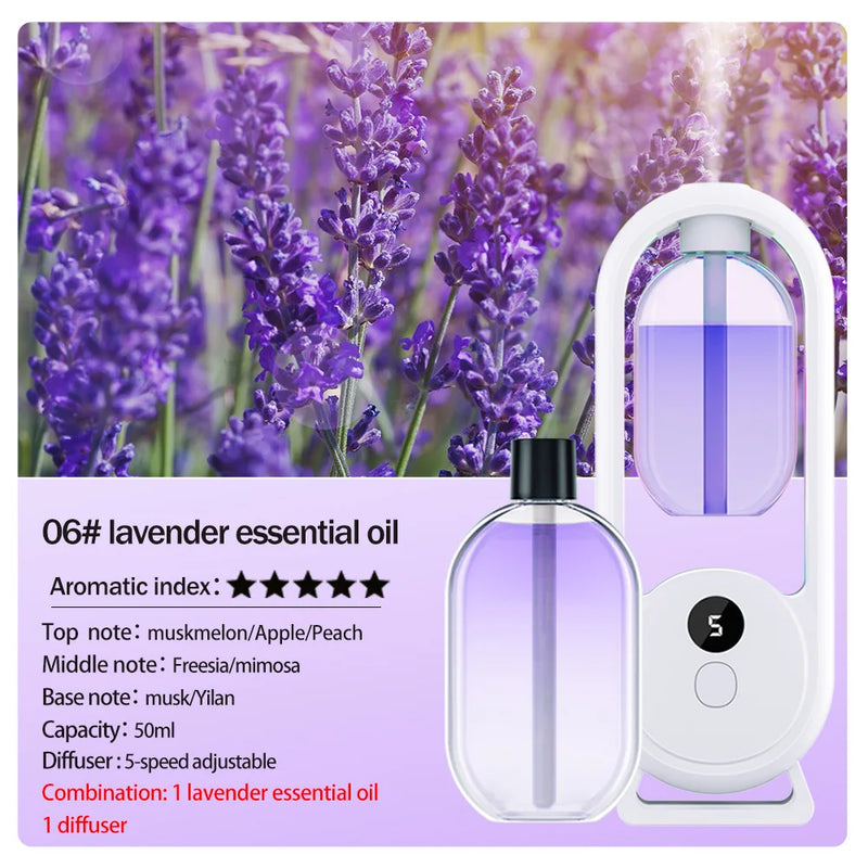 USB Oil Aromatherapy Machine Air Purifying Automatic Diffuser Deodorization Fragrance Humidifier Office Bedroom Home Commercial