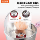 SucceBuy Electric Cotton Candy Machine Candy Floss Maker Commercial Cotton Candy Machine Stainless Steel Bowl and Sugar Scoop