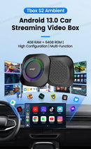 The Ambient Deck | CarlinKit Android 13 CarPlay AI Box with Qualcomm Chip