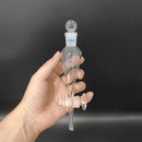 Scheidetrichter Birnenform, eingeschliffener Glasstopfen und Hahn. 10ml-125ml-250ml-500ml-5000ml, Ohne Graduierung, Glashahn