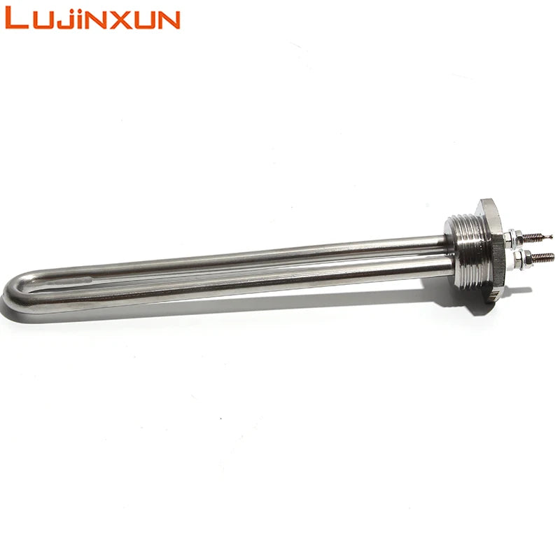 LUJINXUN 24V 900W 304 Stainless Steel Heating Element Submersible Water Heater Element 180mm Tube Length