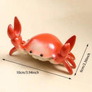 Crab Pen Holder for Desk Weightlifting Crab Desk Phone Stand Decorative Table Decor Crabs Pen Storage Rack for Bedroom Living