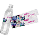 24pcs Labels Stickers Disney's Vampirina Theme Kids Party Water Bottle Labels Stickers Happy Birthday Party decorations Supplies