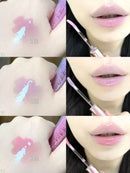 LEEMEMBER Lip Gloss Mirror Original Moisturizing Hydrating Low saturation Color Lipstick Fine Flash Longlasting Lip Makeup 3g