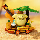 New Keeppley Building Block Sanrio Kuromi Half Mermaid Original Cute Cartoon Assembly Model Decoration Children's Toys Girl Gift
