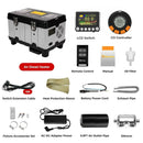 TB10pro 8KW 12/24/220V Diesel Auxiliary Heater with CO Alarm Portable plateau Night Heater for Car RV Camper Tent Home Garage