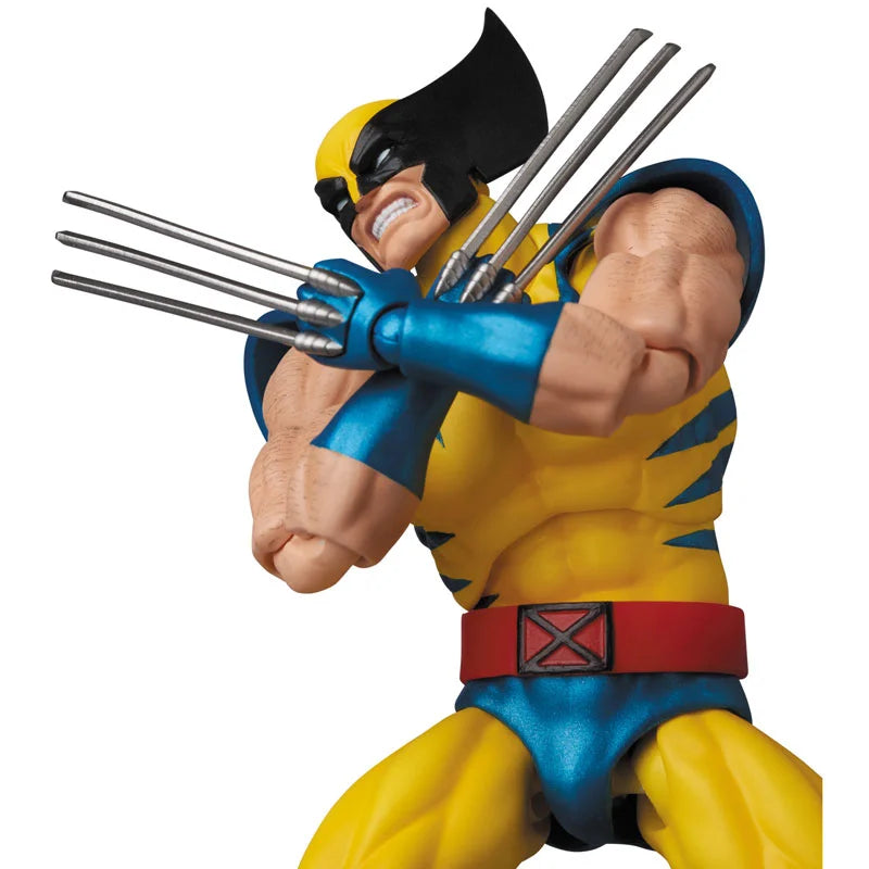 Original MAFEX No.096 MAFEX WOLVERINE COMIC Ver. X-MEN In Stock Anime Collection Action Figures Model Toys