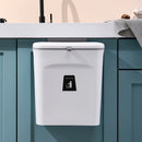 【Lifeideas】Door Hanging Trash Can Kitchen Bathroom Toilet Waste Storage with Inner Barrel Wall Mounted Garbage Rubbish Bin