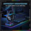 Wireless Gaming Headset: 2.4G/Wired/Bluetooth 3 Modes, Bendable HD Mic, Soft Ear Pads, Immersive Sound for PC/PS4/PS5 – Black