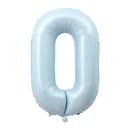 32/40inch Light Pink Blue number balloons Foil Balloon Birthday Balloons Party Baloon 0 1 2 3 4 5 6 7 8 9 globos Balls