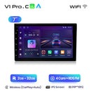 Junsun 7 9 10 inch Universal CarPlay Android Auto Car Radio For VW Fiat Renault Nissan Hyundai GPS Multimedia autoradio Stereo