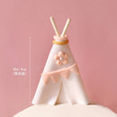 Easter Bunny Cake Topper Rabbit Animal Mushroom Ornaments Cake Decoration Party Birthday Dessert Decor Baby Shower Baking Gifts