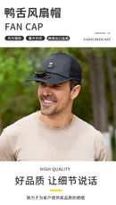 The Photon Breeze | Solar-Powered Cooling Cap with USB Rechargeable Fan