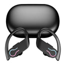 Bluetooth 5.3 Wireless Earbuds Sports Headphones with Earhooks Built-in Mic Earphones Waterproof Headphones Ear Buds for Sports