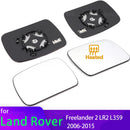 Car Left Right Rearview Side Wing Heated Durable Mirror Glass for Land Rover Freelander 2 LR2 L359 2006-2015