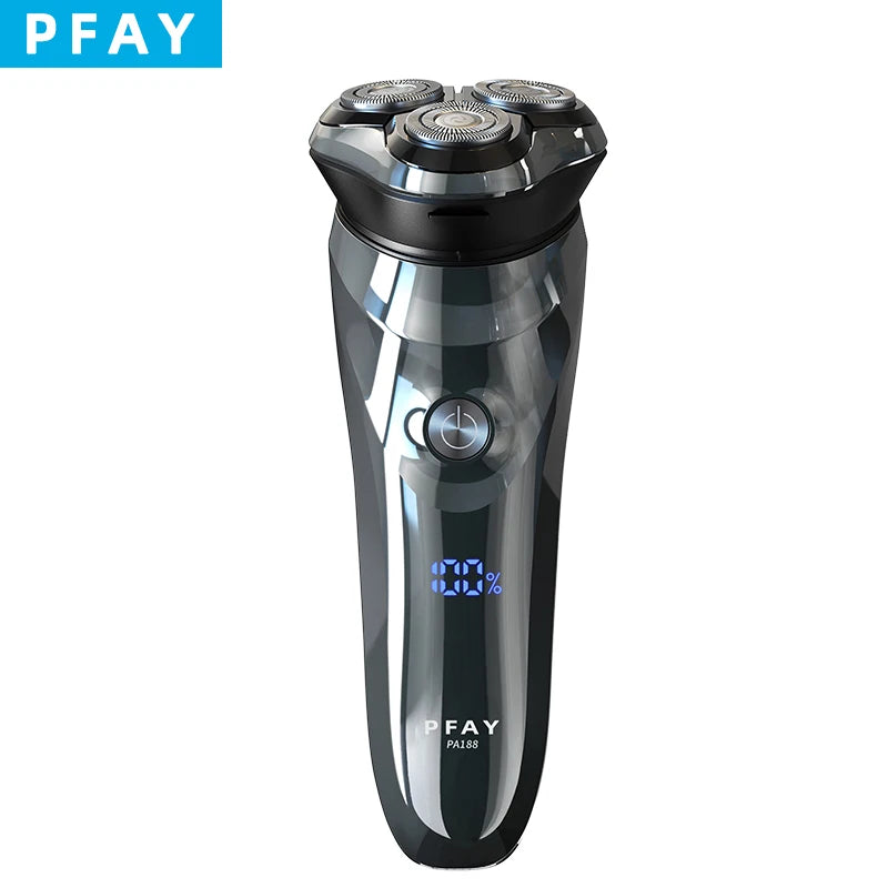 PFAY PA188 Electric Shaver for Men Rechargeable Shaving Mashine Waterproof Men's Electric Razor Beard Trimmer USB Fast Charge