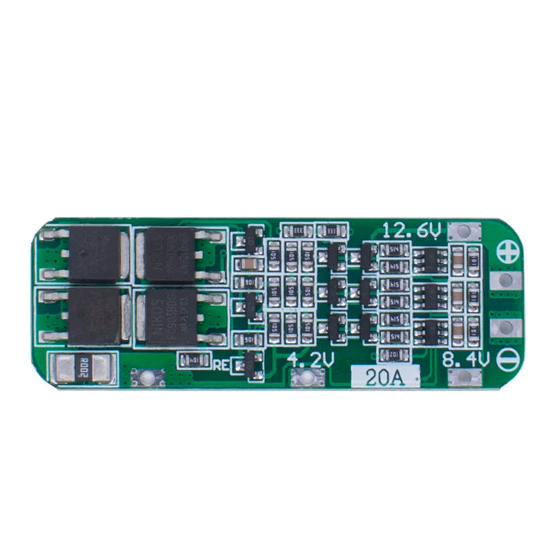 WAVGAT 3S 20A 18650 Li-ion Lithium Battery Charger PCB BMS Protection Board For Drill Motor 12.6V Lipo Cell Module 64x20x3.4MM