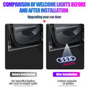 2Pcs Car Door Welcome Light Led HD Projector Lamp Courtesy Lights for Audi SLine S3 S4 S7 S6 A5 A3 A4 RS A6L A7 A4L Q5 Q7 A8L Q3