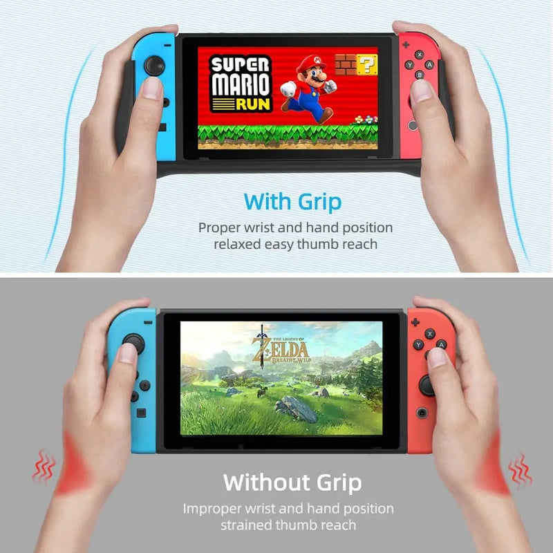 NEWDERY 10000mAh External Battery Station for Nintendo Switch/Switch OLED Backup Charger Case Support PD Quick Charging Power