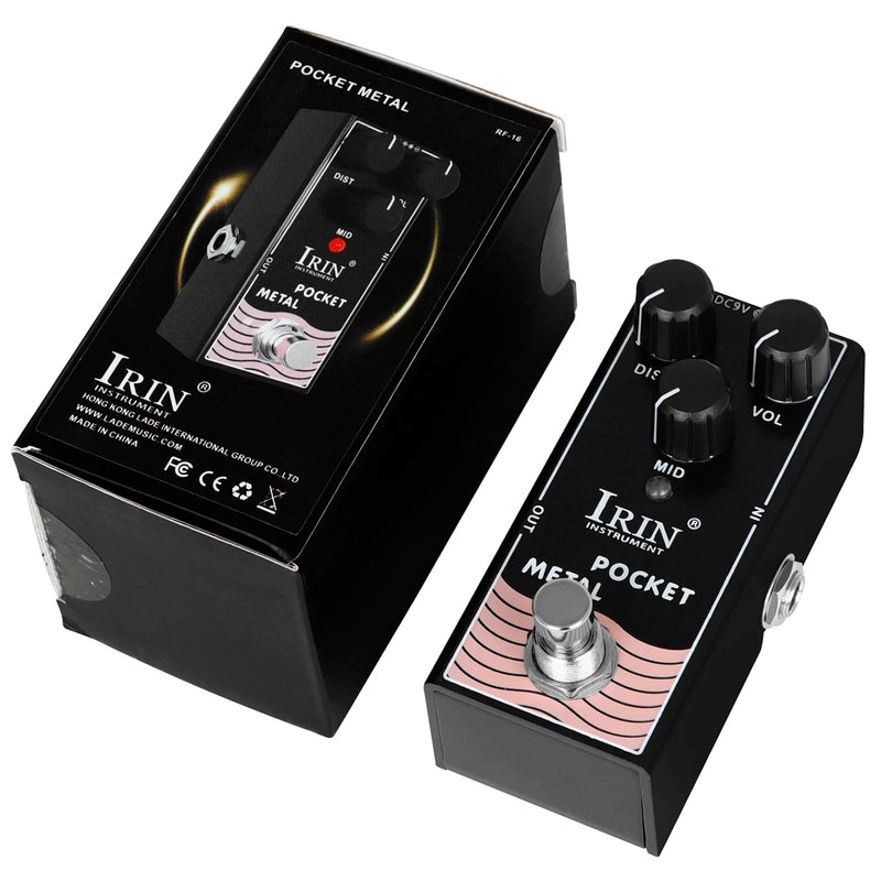 IRIN RF Series Electric Guitar Pedal True Bypass Single Pedal Overdrive Distortion Delay Effect Pedal Guitar Accessories & Parts
