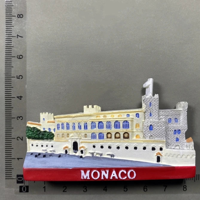 Europe Monaco 3D Fridge Magnets Tourism Souvenir Refrigerator Magnets Sticker Collection Handicraft Decoration Articles