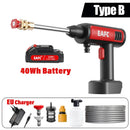 300W 60Bar Wireless High Pressure Car Wash Washer Gun Auto Clean Foam Generator Water Gun Spray Cleaner Car Washing Machine