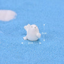 Easter Bunny Decoration Mini Resin Rabbit Craft Miniature Figurine Landscape Model Home Desktop Decor Fairy Garden Decoration