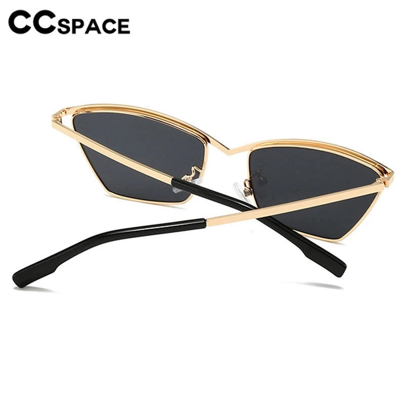 Metal Retro Sunglasses For Ladies Outdoors Fashion Cat Eye Sunscreen Suneyeglass Beach UV Protection Vacation Riding 300907