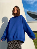 Wolfeel Oversized Hoodies & Sweatshirts for Women Autumn Winter Thick Warm Fleece Sweatshirt Girls Streetwear Loose Pullovers