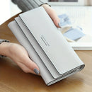 Brand PU Leather Women's Wallet High Quality 3 Fold Long Purse Clutch Coin Purse Phone Pocket Card Holder Large Capacity