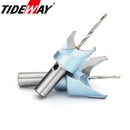 Tideway Dia.6-30mm Carbide Woodworking Bead Drill Bits 10mm Shank Wooden Buddha Ball Router Bit Beads Industrial Grade Hand Tool