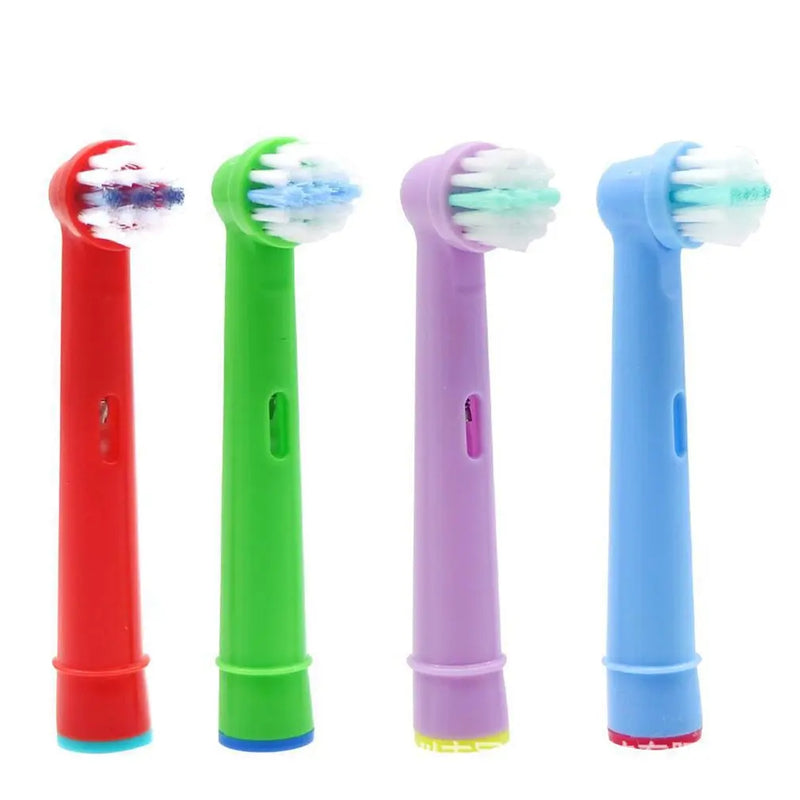 4/8/12/16/20 Pcs Kids Replacement Brush Heads For Oral B Children Electric Toothbrush Extra-Soft Bristles Brush Refill EB-10A