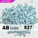 Neuheiten Einfarbige AB-Quadrat-Diamantperlen für DIY-Diamantmalereien Harz AB-Steine 2,5 mm AB-Steine 1000/2000 Stück