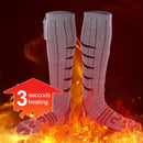Electric Heated Socks Cold-Proof Electric Heating Socks Fast Heating Winter Heating Socks Washable for Outdoor Skiing Hiking