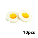 City Food Hamburger Fries Accessories Friends MOC Building Blocks Drinks Fruit Vegetable Bread Fish Bottle Parts MOC Brick Leduo