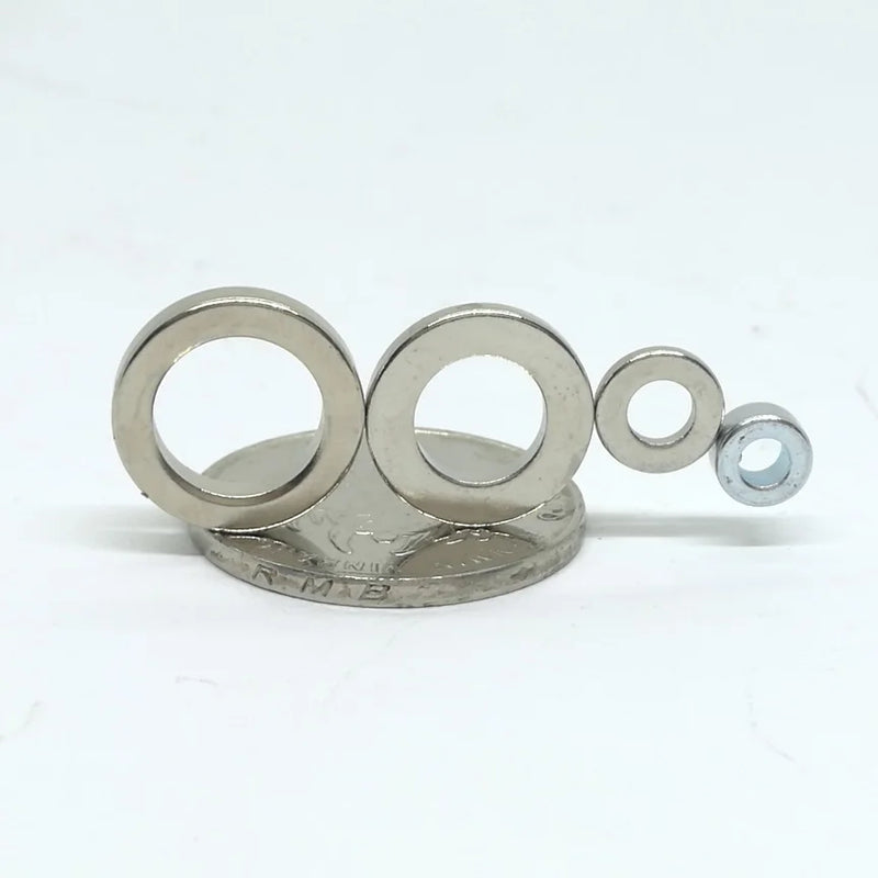 10 100PCS/LOT N35 Ring NdFeB Magnet 6*3 8*3 10*2 14*2 15*3 Strong Standard Round Rare Earth Permanent Neodymium With Hole