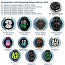 NO Gaps Rubber Strap for Samsung Galaxy 4 6 Classic 47mm 43mm 42mm 46mm 40mm 44mm Quick Fit 20mm Band Galaxy 5 Pro 45mm Bracelet