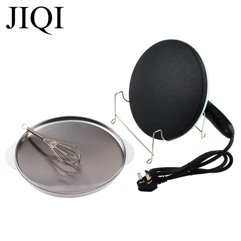 JIQI Automatic crepe maker non-stick pizza pancake machine household cooking kitchen application spring roll electric baking pan