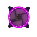 120mm PC-Gehäuselüfter, einstellbar, 52CFM, Antivibrationsgummi, LED, Computer-Lüfter 12V, leiser Ventilator, PC Computer Cool Fan