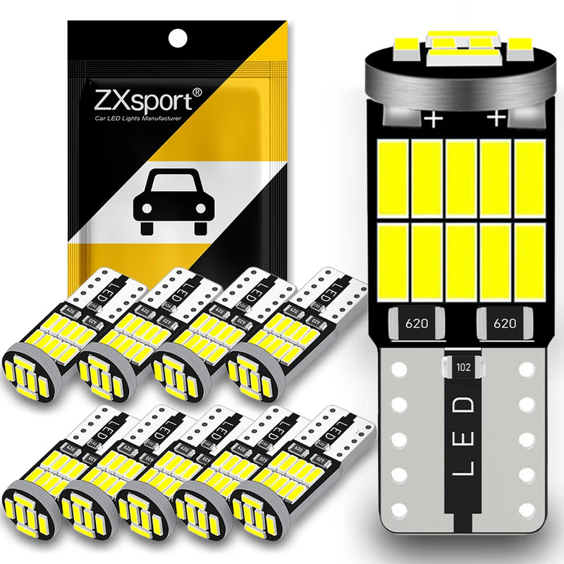 10PCS T10 W5W 4014 26SMD LED Canbus High Power Car Lights For VW Volkswagen Jetta Golf 4 5 7 6 Passat B5 B6 B7 Touareg Touran CC