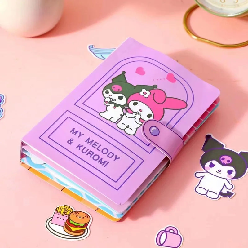 Sanrio Hello Kitty Quiet Book Anime Pochacco My Melody Cute Cartoon Kulomi Sticker Games Funny Gift Diy Toys for Children Gifts