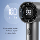 Handheld Turbo Jet Fan Mini Portable Ice Cold Fan Generation Brushless Motor Wind High Speed Duct Fans Violent Blower