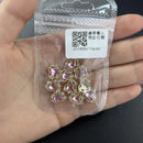 3D luxury zircon Star cross Nail Metal Charms 10pcs mermaid  bead nail jewelry  11*18mm Aolly Nail Art Crystal Gems Decorations