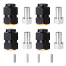 AXSPEED 7MM Brass Wheel Hex Hub Extender Adapters for TRX4M Bronco Defender K10 F-150 1/18 RC Crawler Car Model Accessories