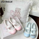 Japanese Round Head Flat Sole Lo Jk Uniform Flats for Ladies Spring Autumn Original Lolita Style Mary Jane Women's Shoes Cute