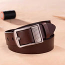 Leather Men's Belt Fashion Metal Alloy Pin Buckle Adult Luxury Brand Jeans Business Casual Waist Male Strap Brand