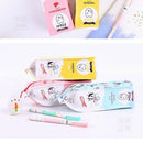 Milk Carton Bag Pupil Cute Pencil Case Creative Large   Female Stationery Box Pink Strawberry Rabbit Make Up Cosmetics