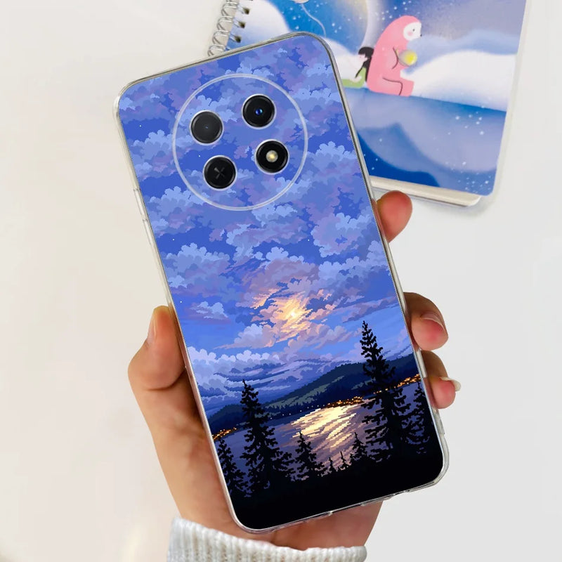 For Cover Huawei Nova Y91 Phone Case STG-LX1 STG-LX2 Silicone Transparent Capa Soft Coque For Huawei Nova Y91 Y 91 NovaY91 Funda